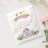 エレファントベビーシャワーギフトラベル フェイバーバッグ (封をした状態)