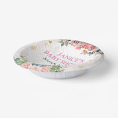 エレファントベビーシャワーギフトラベル ペーパーボウル (傾斜あり)