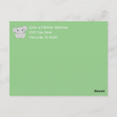 エレファントベビーシャワーサファリ ポストカード (裏面)