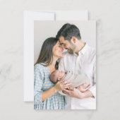 エレファントベビーシャワーサンキューカード- Blue Waterco サンキューカード (裏面)