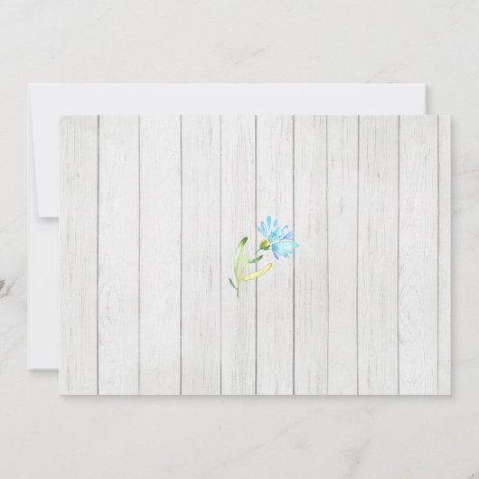 エレファントベビーシャワーバイメール招待状 招待状 (裏面)