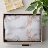 エレファントベビーシャワーボホシックなコーラルウォーターの色 薄葉紙 (ギフト)