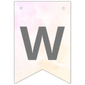 エレファントベビーシャワーボホシックコーラルウェルカム バンティングフラッグ (第2の旗)