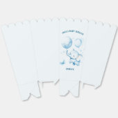 エレファントベビーシャワーポップコーン愛用ボックス フェイバーボックス (見開き)