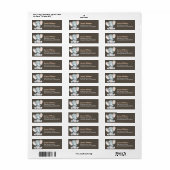 エレファントベビーシャワー差出人住所ラベル ラベル (フルシート)