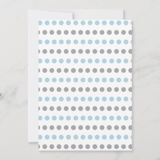 エレファントベビーシャワー招待状ボーイ – Chalkboard 招待状 (裏面)