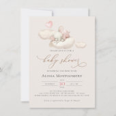 エレファントベビーシャワー招待状 (正面)