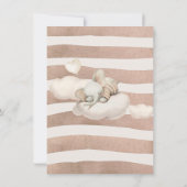 エレファントベビーシャワー招待状 (裏面)