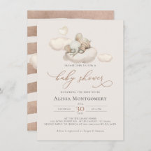 エレファントベビーシャワー招待状