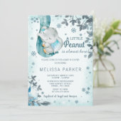 エレファントベビーシャワー招待状 招待状 (スタンド正面)