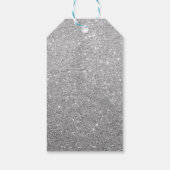 エレファントベビージャーシャワー銀ありがとう ギフトタグ (裏面)