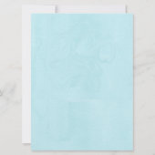 エレファントボーイ甘い赤ちゃんシャワーおむつラッフル 招待状 (裏面)