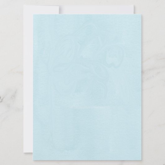 エレファントボーイ甘い赤ちゃんシャワーおむつラッフル 招待状 (裏面)