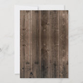 エレファントボーイ素朴バーンウッドベビーシャワー 招待状 (裏面)