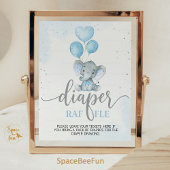 エレファントボーイ赤ちゃんシャワーサファリエレファントテーマ ポスター