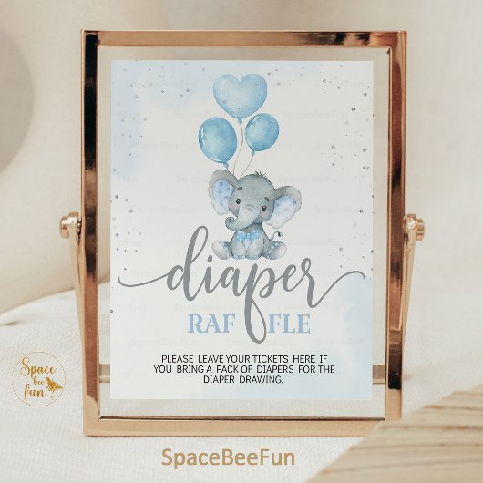 エレファントボーイ赤ちゃんシャワーサファリエレファントテーマ ポスター