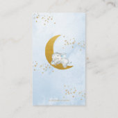 エレファントボーイ赤ちゃんシャワームーンスターズおむつラッフル エンクロージャーカード (裏面)