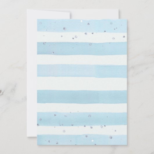 エレファントボーイ赤ちゃんシャワー招待状エレファントテーマ 招待状 (裏面)