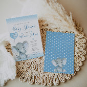 エレファントボーイ赤ちゃんシャワー招待状 招待状