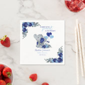 エレファントボーイ赤ちゃんシャワー スタンダードカクテルナプキン (インサイチュ)