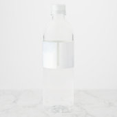 エレファントボーイ青い緑のベビーシャワー ペットボトルラベル (裏面)