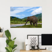 エレファントポスター ポスター (ホームオフィス)