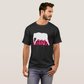 エレファントママラブアフリカハート土産 Tシャツ (正面フル)