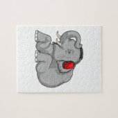 エレファントミュージックヘッドフォン ジグソーパズル (横)