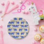 エレファントムードカスタム紙プレート ペーパープレート (パーティー)