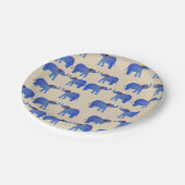 エレファントムードカスタム紙プレート ペーパープレート (アングル)