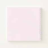 エレファントユーカリプトゥスベビーガールシャワーゲストブック ノートブック (裏面)