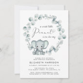 エレファントユーカリベビー散水 招待状 (正面)