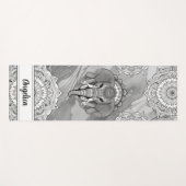 エレファントヨガマットとインディアンマンダラアート ヨガマット (正面(横))