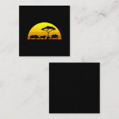 エレファントライオンライノヴィンテージ | For Rhino Lover ノートカード (正面/裏面)