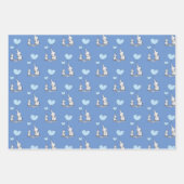 エレファントラブデザインラッピング紙シート ラッピングペーパーシート (正面2)