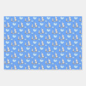 エレファントラブデザインラッピング紙シート ラッピングペーパーシート (正面)