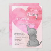 エレファントラブ招待状 招待状 (正面/裏面)