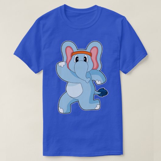 エレファントランナランニングーズ Tシャツ (デザイン正面)