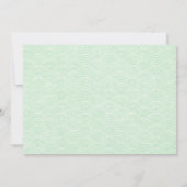 エレファントリトルピーナッツツインボーイガール誕生日 招待状 (裏面)