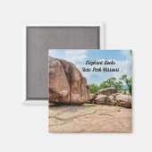 エレファントロック州パークスクエアマグネット マグネット (正面/裏面)