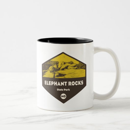 エレファントロック州パークミズーリ ツートーンマグカップ (右)