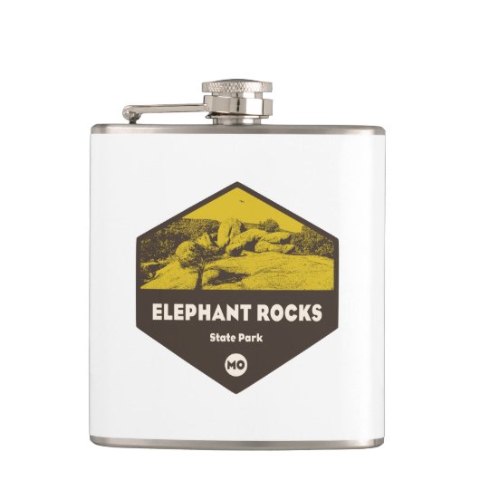 エレファントロック州パークミズーリ フラスク (正面)
