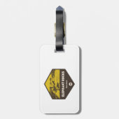 エレファントロック州パークミズーリ ラゲッジタグ (裏面縦)