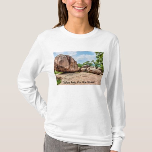 エレファントロック州パーク長袖Tシャツ Tシャツ (正面)