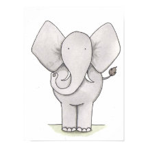 エレファント子供部屋アート