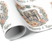 エレファント新生児休日 ラッピングペーパー (ロールコーナー)