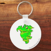 エレファント白熱［赤熱］光を放つ キーホルダー (正面)