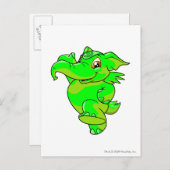 エレファント白熱［赤熱］光を放つ ポストカード (正面/裏面)