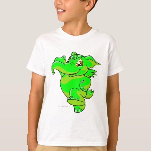 エレファント白熱［赤熱］光を放つ Tシャツ (正面)