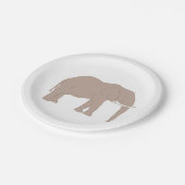 エレファント絵を描ズサファリパーティー紙プレート ペーパープレート (アングル)